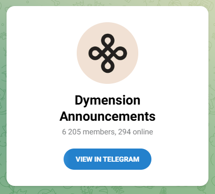 Dymension курс