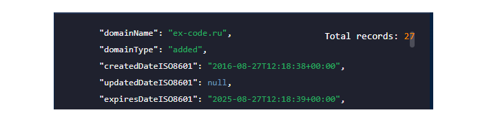 ex code