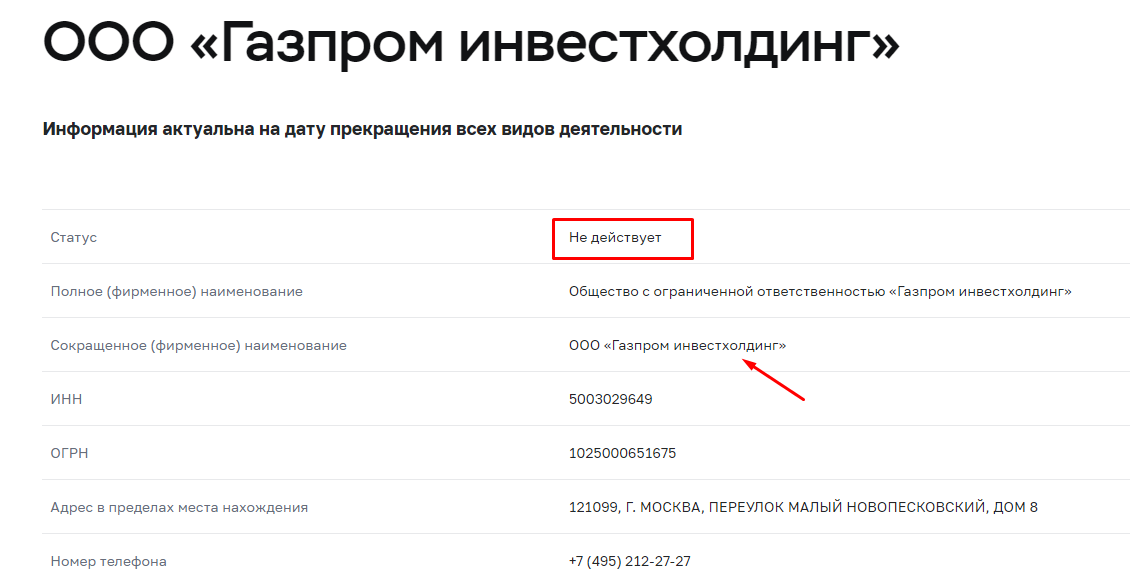 газпроминвестхолдинг мошенничество