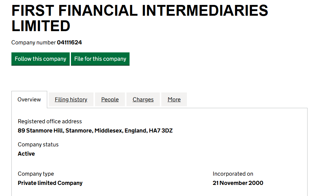 https first financial intermediaries com отзывы