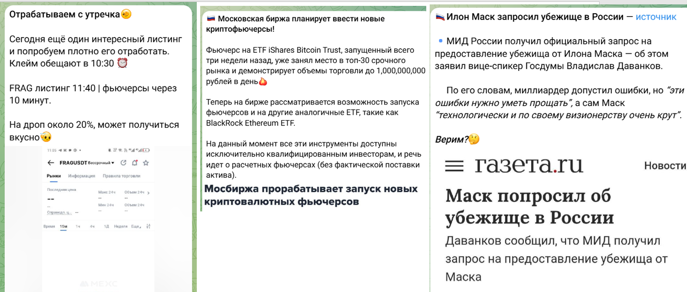 Рынки Криптоактивы