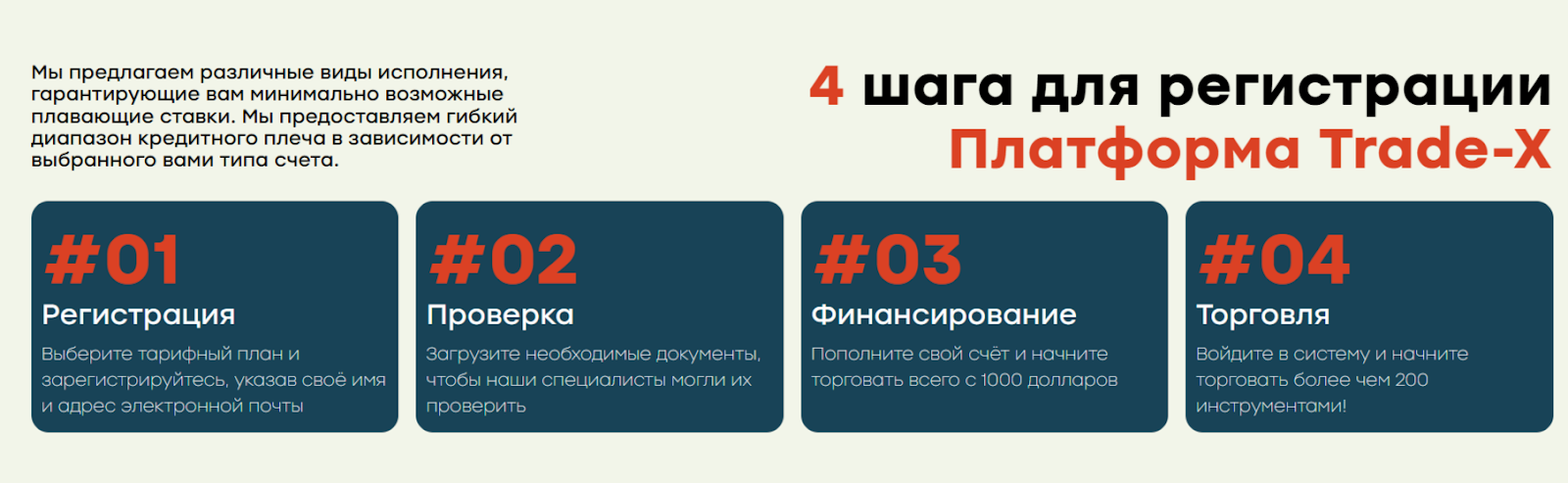 Trade X брокер