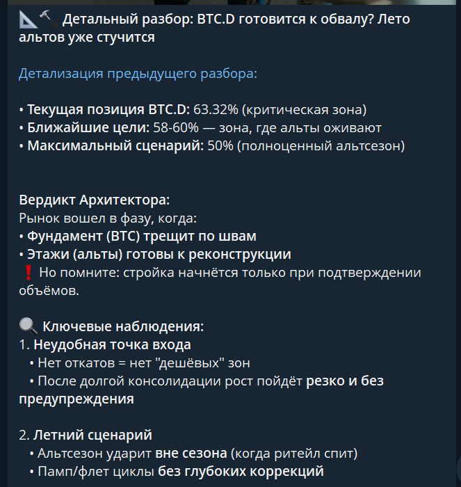 архитектор crypto фундамент