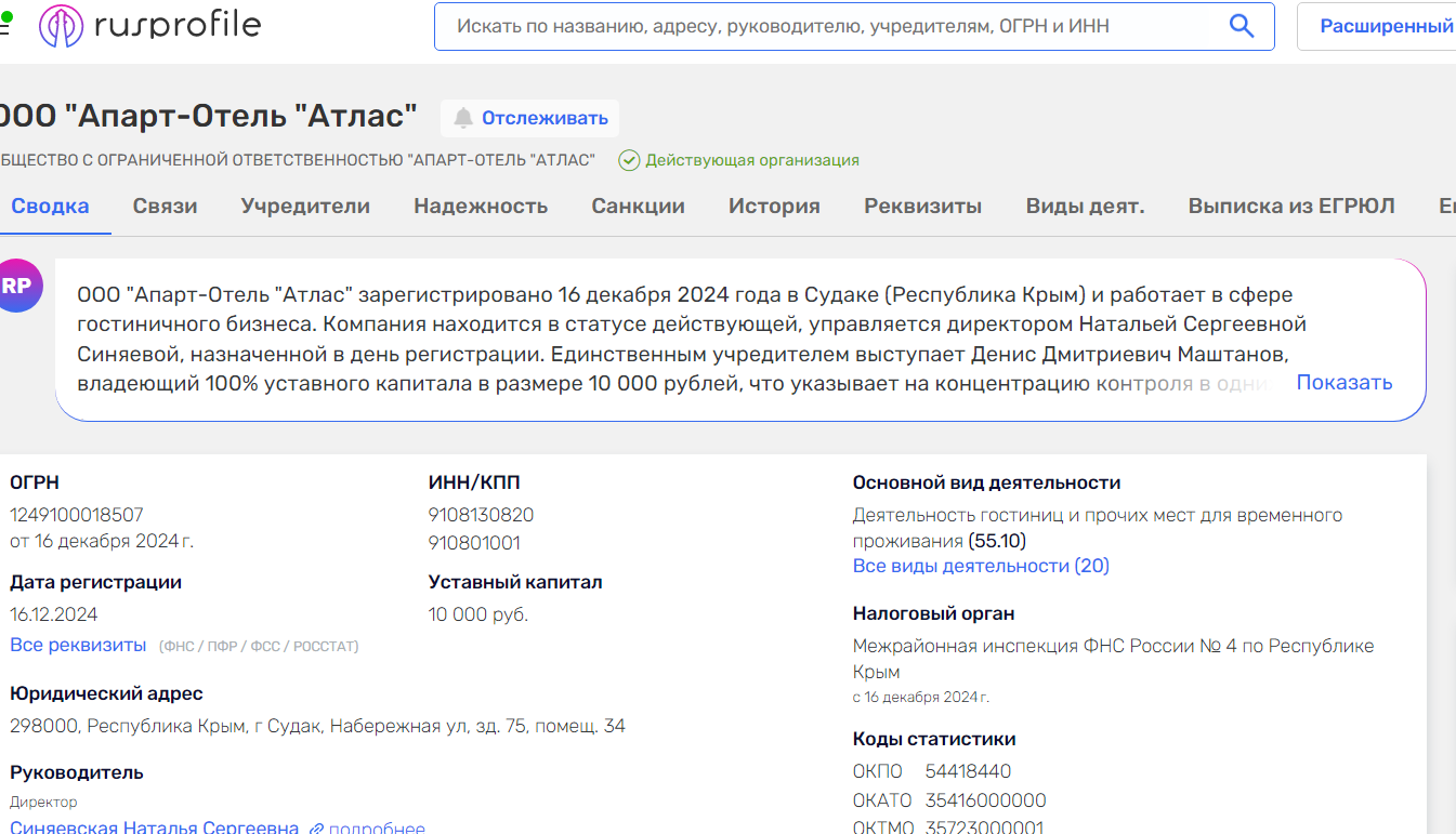 атлас апарт отель и спа