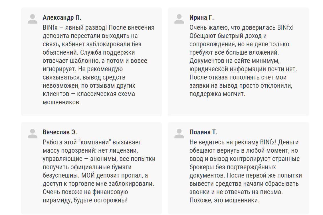 binfx обзор binfx обзор