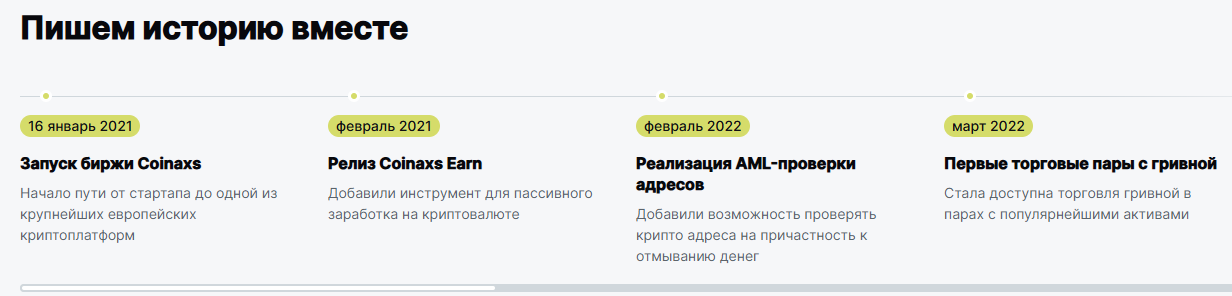 coinaxs биржа