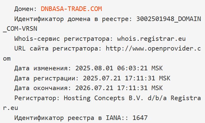 dnbasa trade com