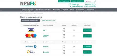 форекс брокер npbfx