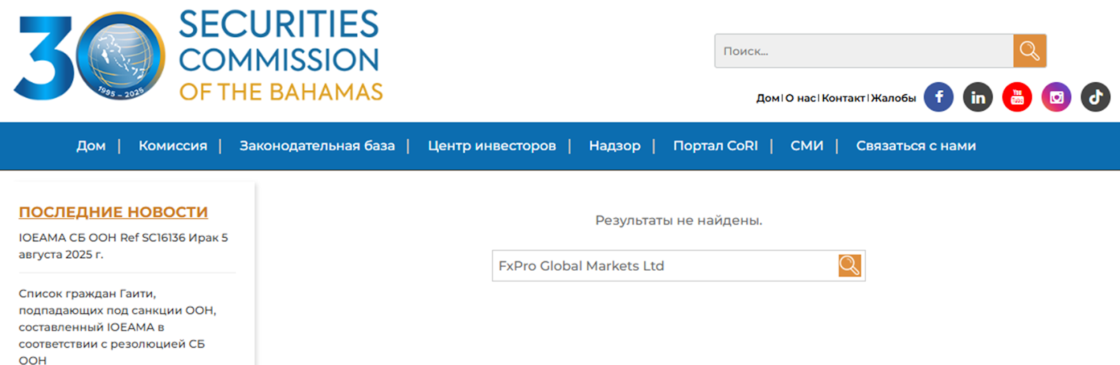 fxpro markets