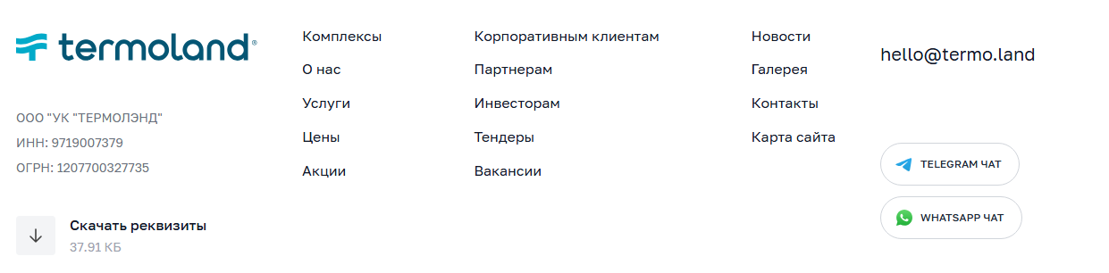 инвестиции в термоленд отзывы