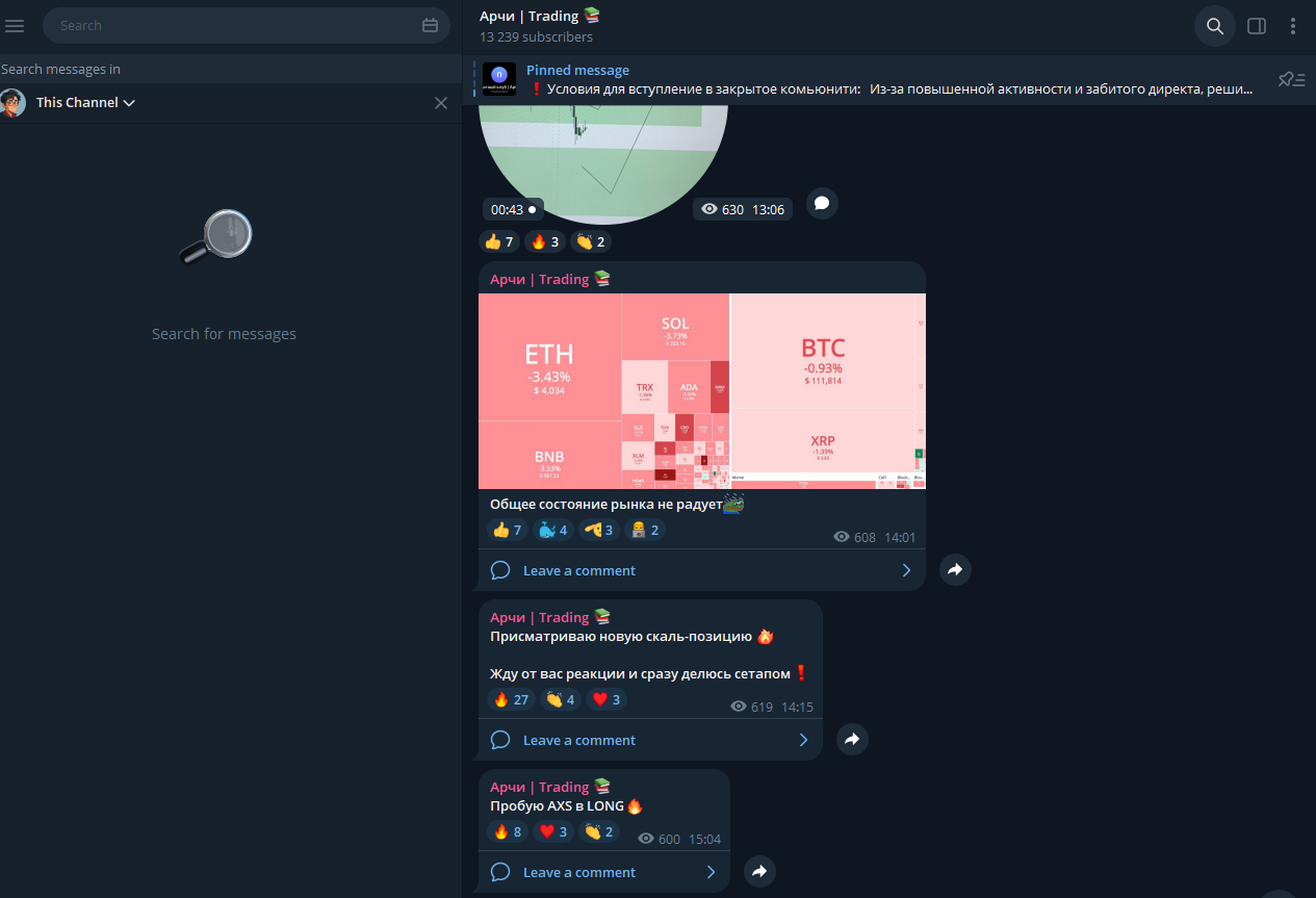арчи trading