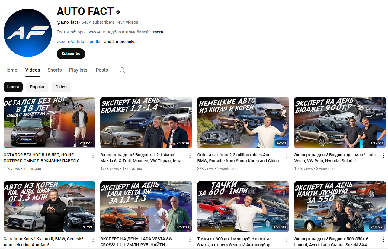 auto fact trade telegram