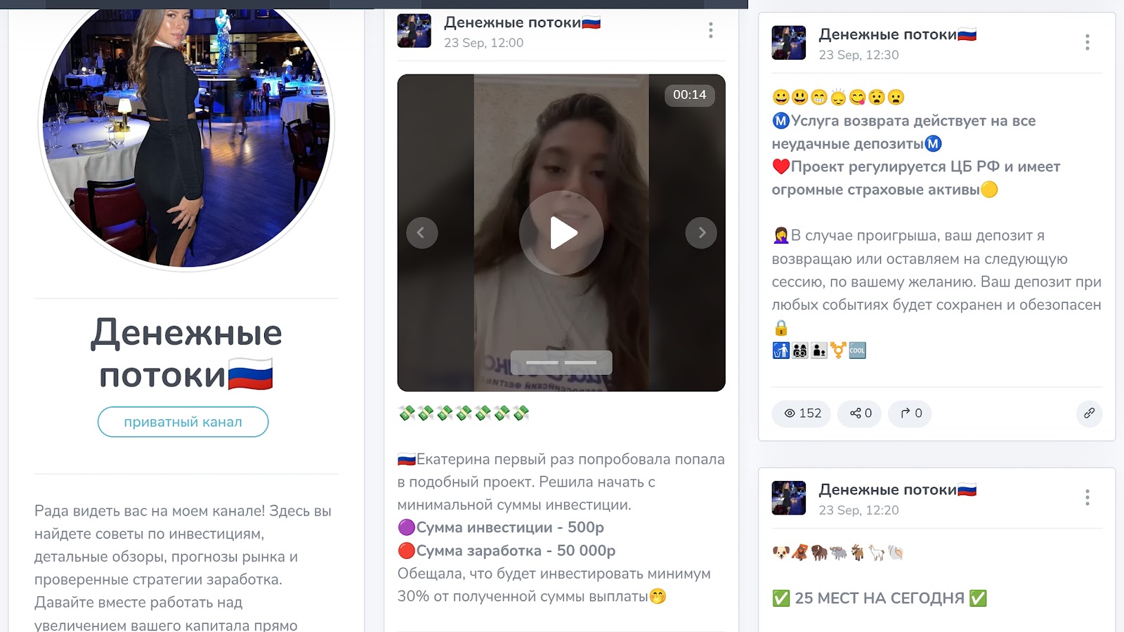 денежные потоки екатерина