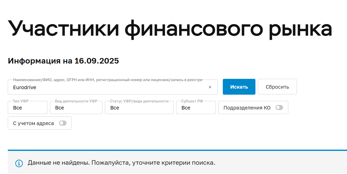 eurodrive телеграмм канал отзывы