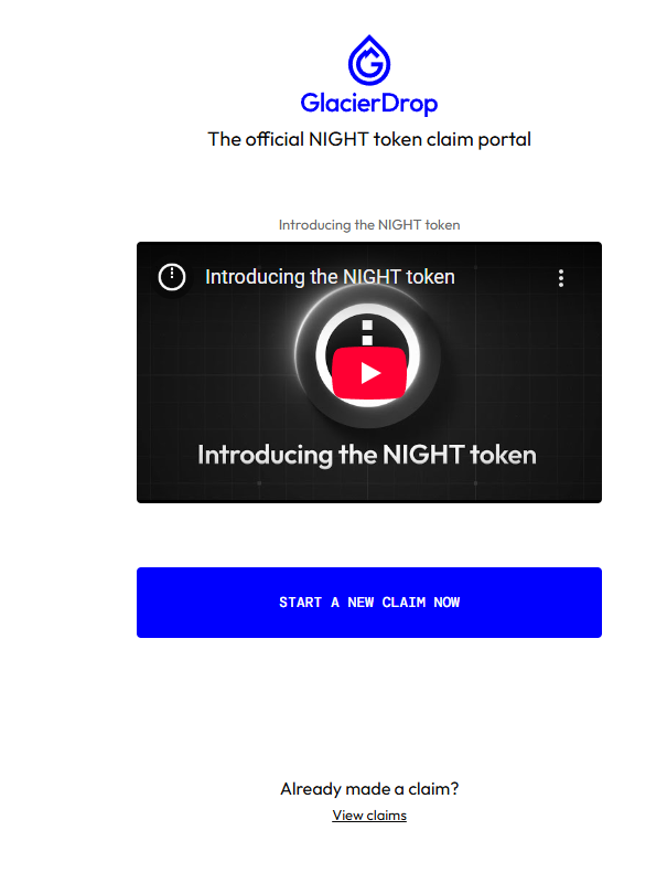 midnight night token airdrop