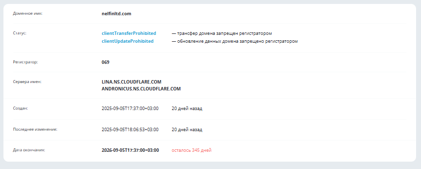 nelfin ltd отзывы