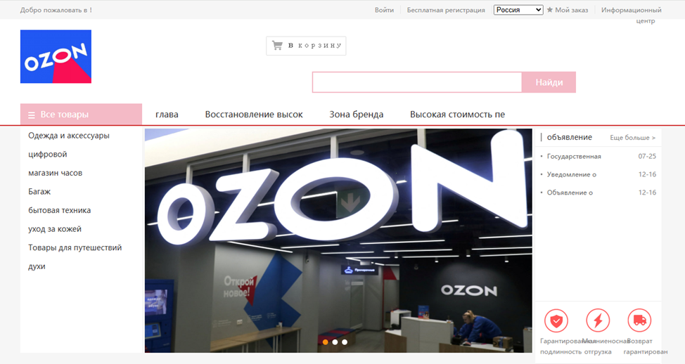 Ozon Cfd