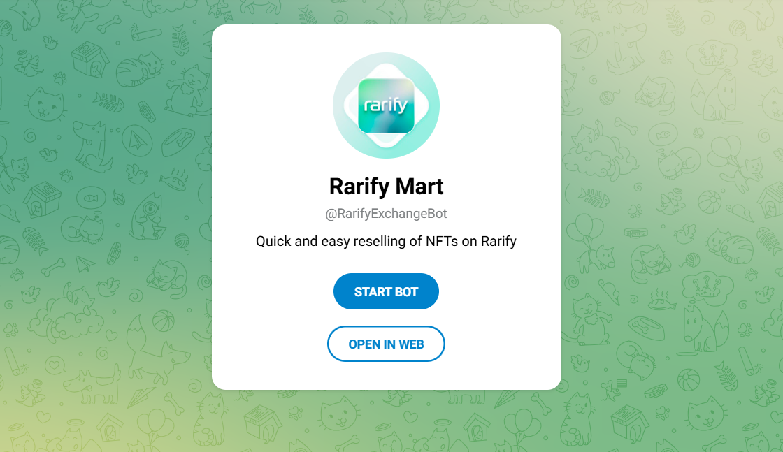 rarify nft token marketplace