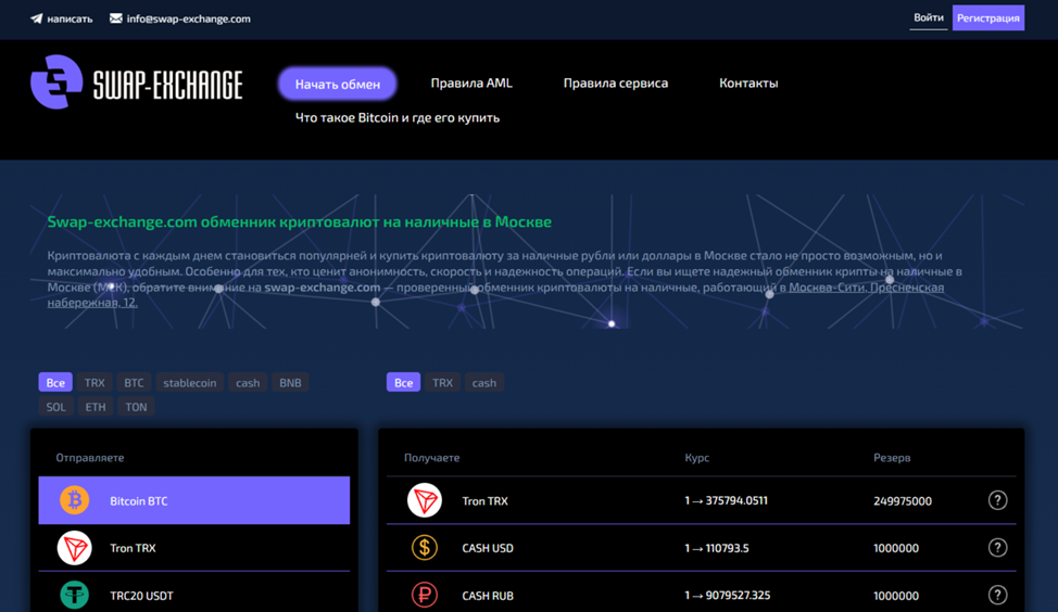 swap exchange
