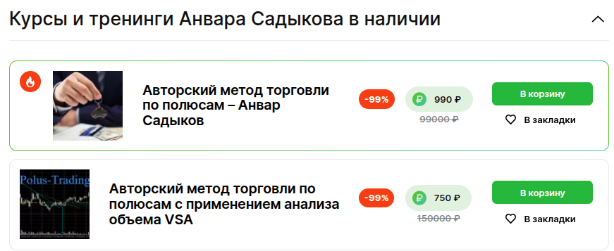 анвар садыков трейдинг