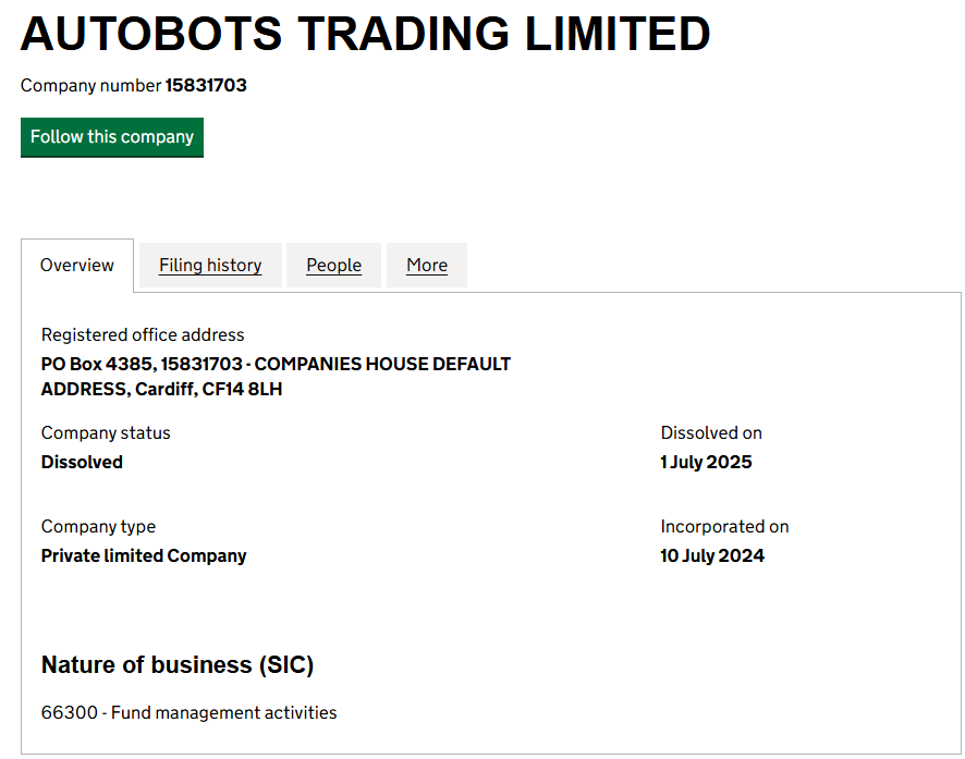 autobot trading signal