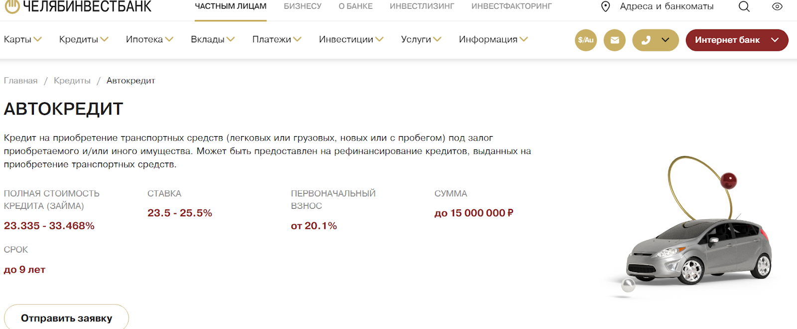 investpay ru челябинвестбанк