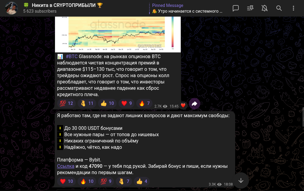 Никита в CRYPTO Прибыли