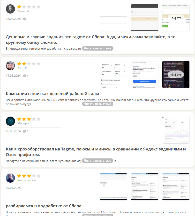 tagme сколько можно заработать