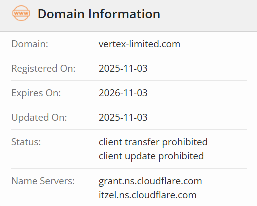 vertex limited брокер vertex limited брокер