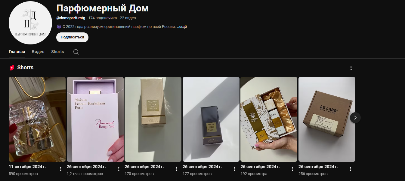 парфюмерный дом тг парфюмерный дом тг