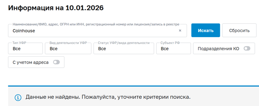 Coinhouse – криптовалютная биржа Coinhouse – криптовалютная биржа