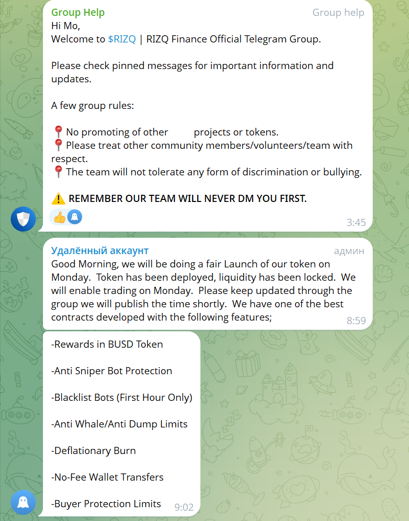 rizq finances телеграмм чат отзывы rizq finances телеграмм чат отзывы