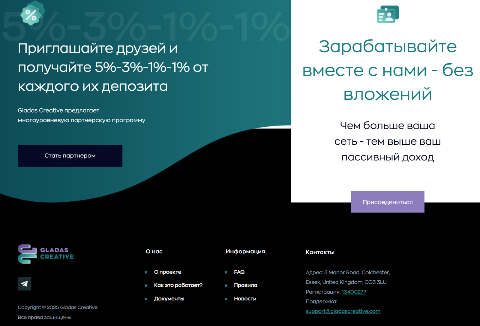 Gladas Creative разоблачение Gladas Creative разоблачение