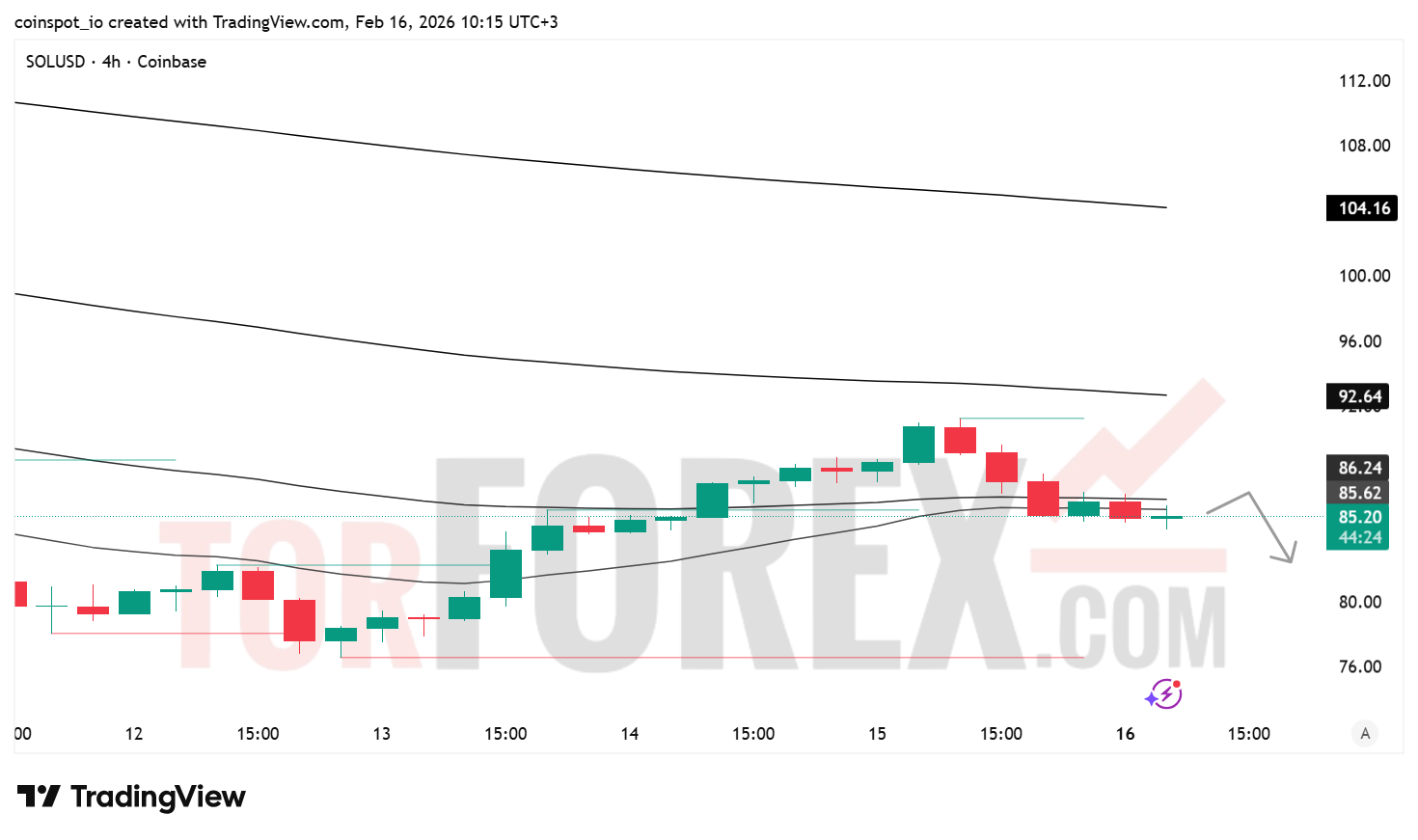 Прогноз цены SOL/USD на 17 февраля 2026 года